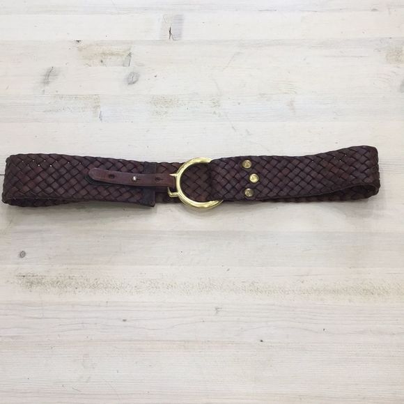 Genuine leather belt with loop clasp - Picture 1 of 3